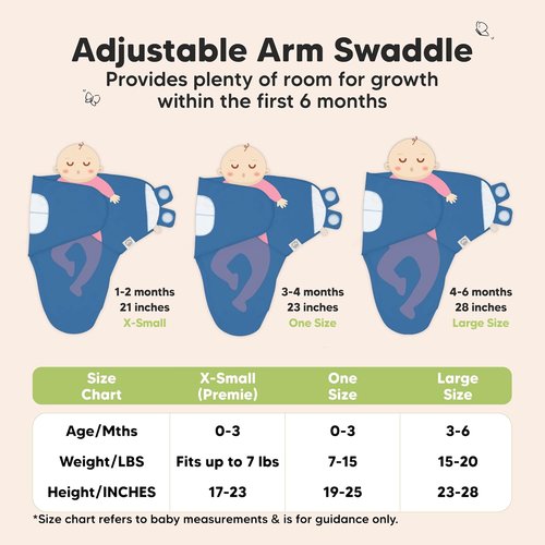3-Pack Organic Baby Swaddle Sleep Sacks - Soft & Snug Swaddles for Newborns 0-3 Months | Perfect for Baby Girls & Boys