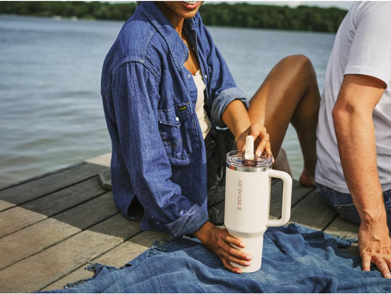 STANLEY Quencher ProTour 40 oz Tumbler - Leakproof Lid, Built-In Straw & Handle | BPA-Free Insulated Frost Finish