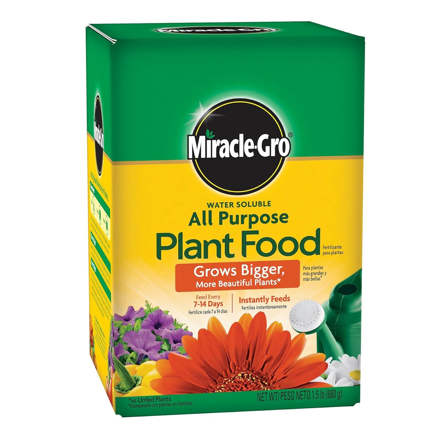 Miracle-Gro Water Soluble All-Purpose Plant Food - Fertilizer for Indoor & Outdoor Plants | 1.5 lbs