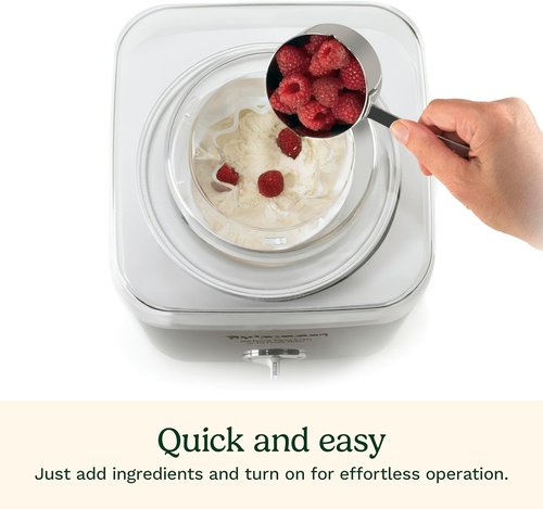 Cuisinart Ice Cream Maker - 2-Quart Fully Automatic Machine for Ice Cream, Sorbet & Yogurt | Silver