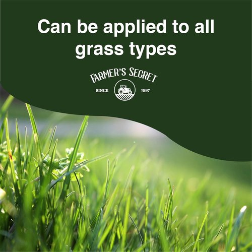 Farmer’s Secret Lawn Booster Fertilizer - Super Concentrated Formula for All Lawn Types | 128oz