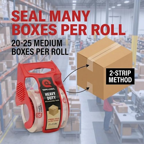 BOX USA Moving Boxes - Medium 18"L x 14"W x 12"H (20-Pack) + Packaging Tape (2-Pack) for Shipping & Storage
