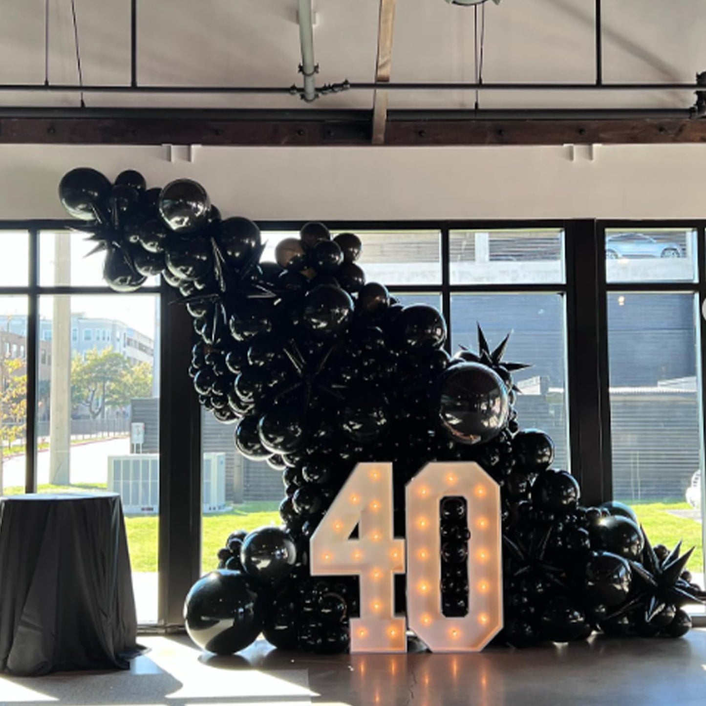 Awenztech Black Balloons 12 inch, Black Latex Balloons 50pcs Party Balloons for Graduation Halloween Birthday Party Decorations