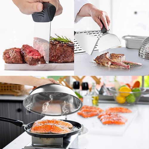 Blackstone 18-Piece Griddle Accessories Kit | Premium Grill Spatula Set with Basting Cover & Scraper for Outdoor BBQ