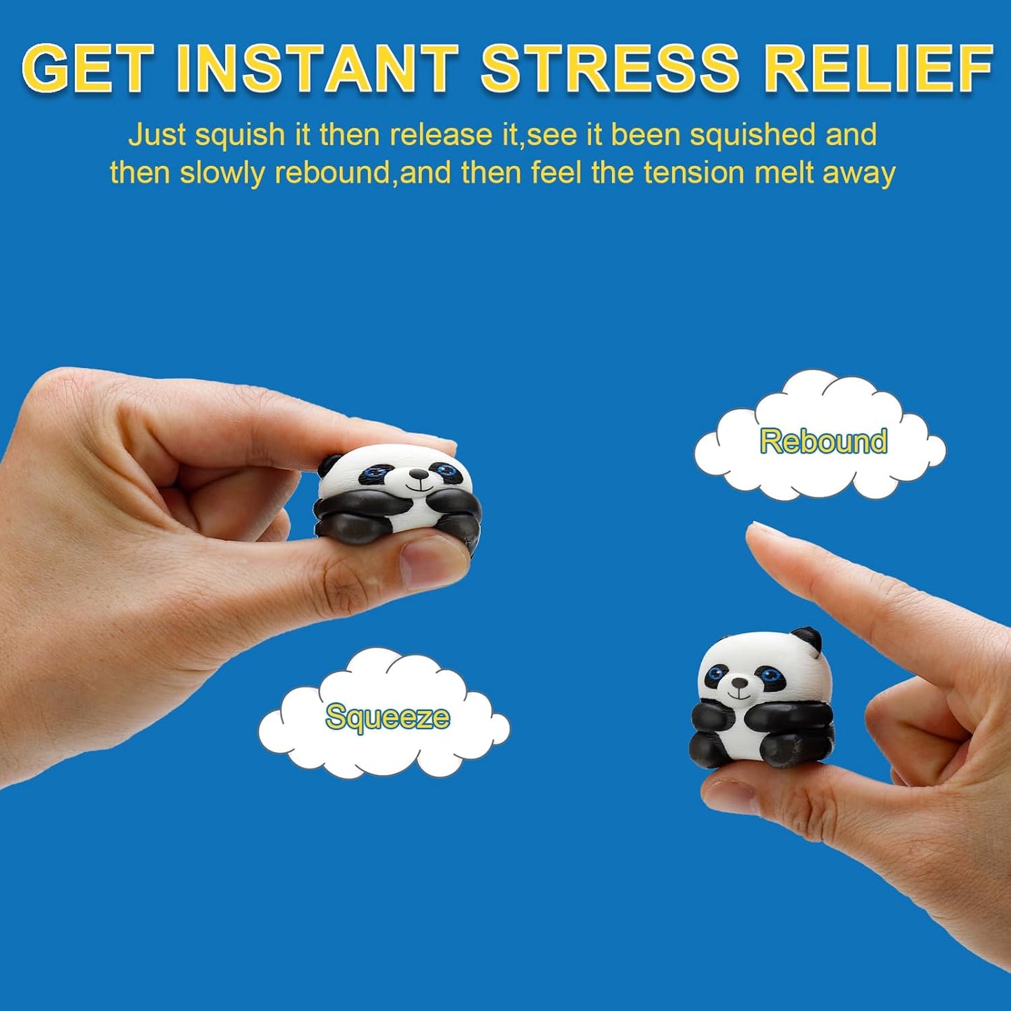 Skiennix Slow Rising Animal Party Favors - 30 Packs of Stress Relief Mini Toys for Kids' Goodie Bags