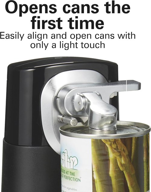 Hamilton Beach 76611 FlexCut Cordless Electric Can Opener - Easy-Clean Design with Removable Cut Head