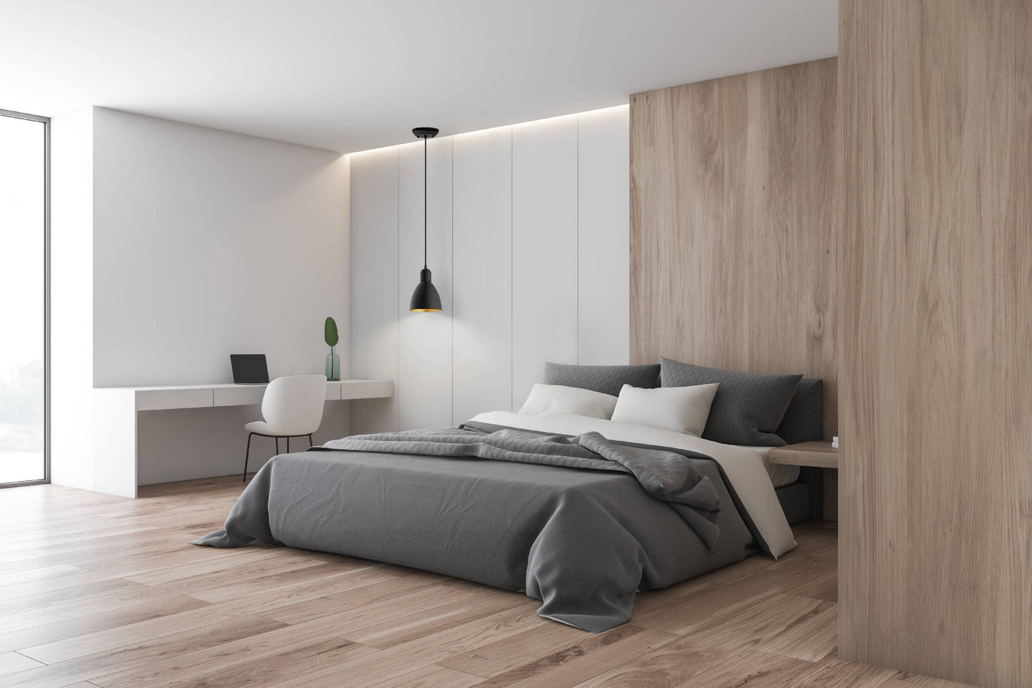 EGLO Priddy 1-Light Mini Pendant Hanging Lighting Fixture with Steel Shade for Kitchen Island, Hallway, and Dining Room, 60W, 82 in, Black and Gold