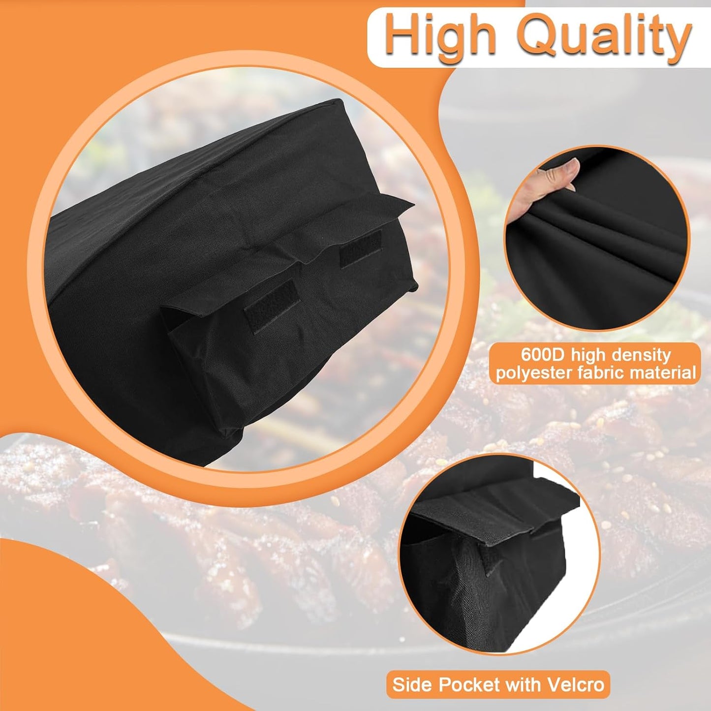 Traeger Ranger Grill Cover - Heavy Duty Waterproof Protection for BAC475 Scout & Blackstone 17” Griddle | 21” x 19.5” x 12”