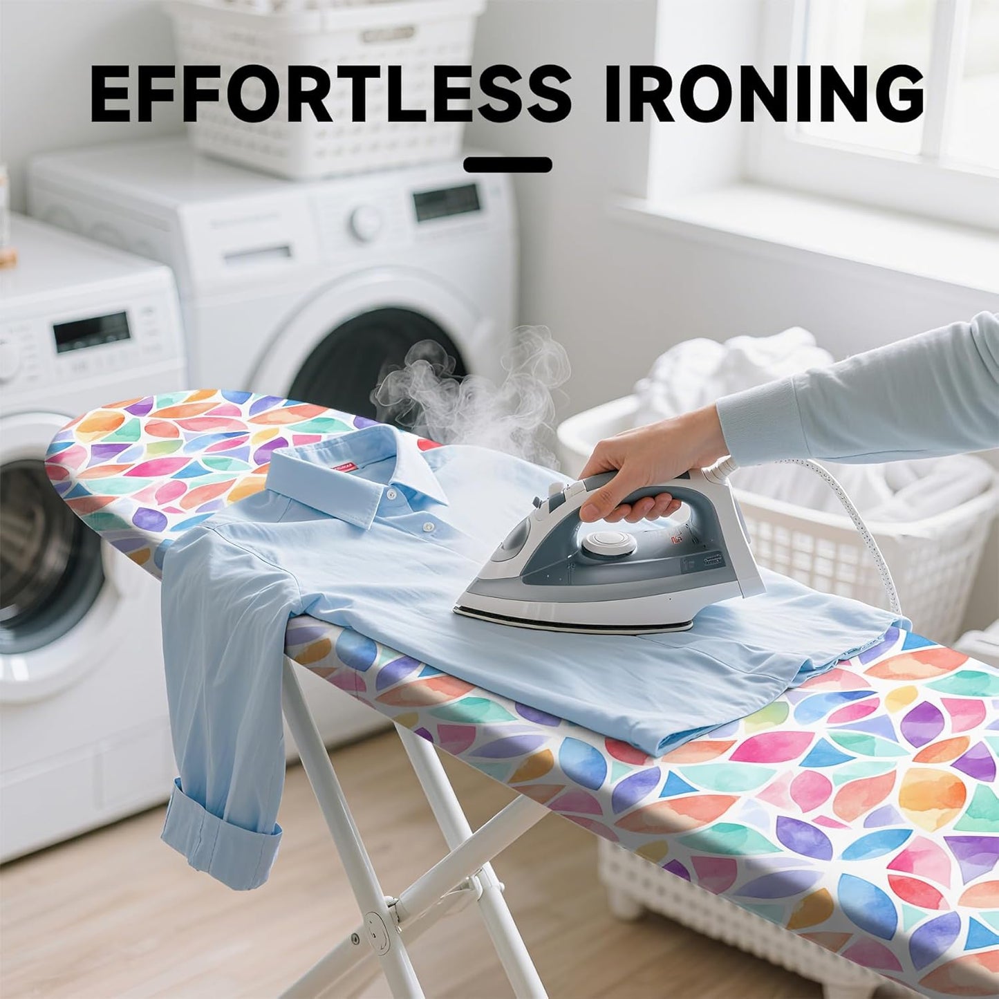 Regine Switzerland Ironing Board Cover - Heavy Duty Non-Slip Design with Thick Padding | 15"x54" Standard Size