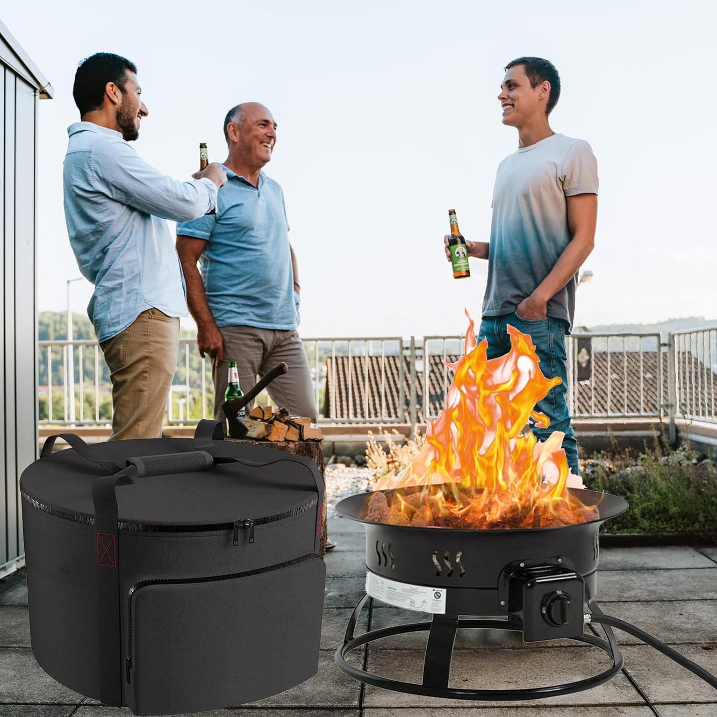 Outland Living Carrying Bag - Water-Resistant 19 Inch Portable Fire Pit Bag for Firebowl 823 & 870