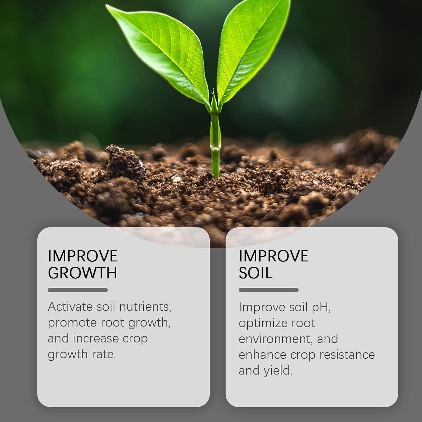 Soil Pro Activator - 7 Fl Oz Water-Soluble Soil Activator for Enhanced Plant Growth | Ideal for Vegetables & All Plants