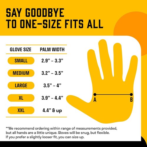 Hey Grill Hey Pitmaster Gloves - BBQ Heat-Resistant Gloves Up to 500°F | Fireproof & Waterproof | Large Size