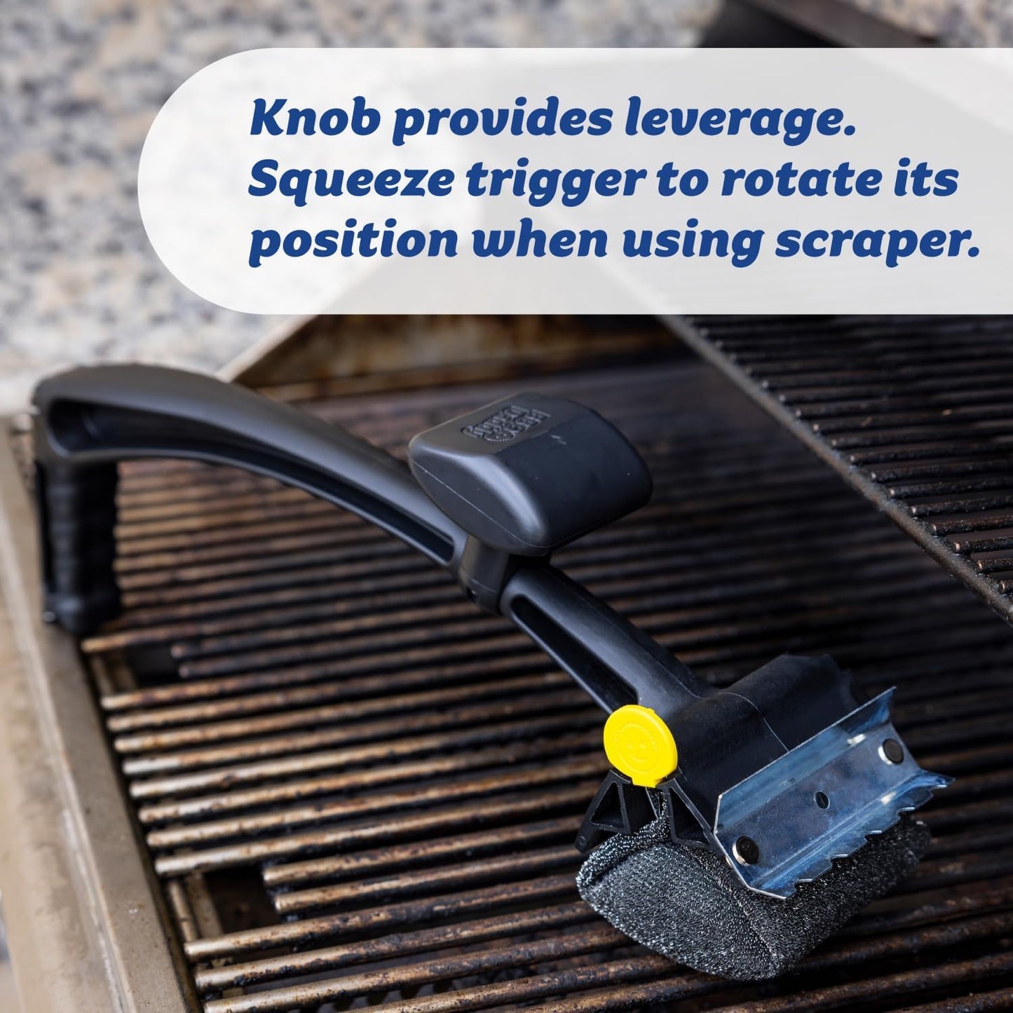 Scrub Daddy BBQ Daddy Refill Heads - Wire Bristle-Free BBQ Cleaning Brush with Scraper & Bottle Opener