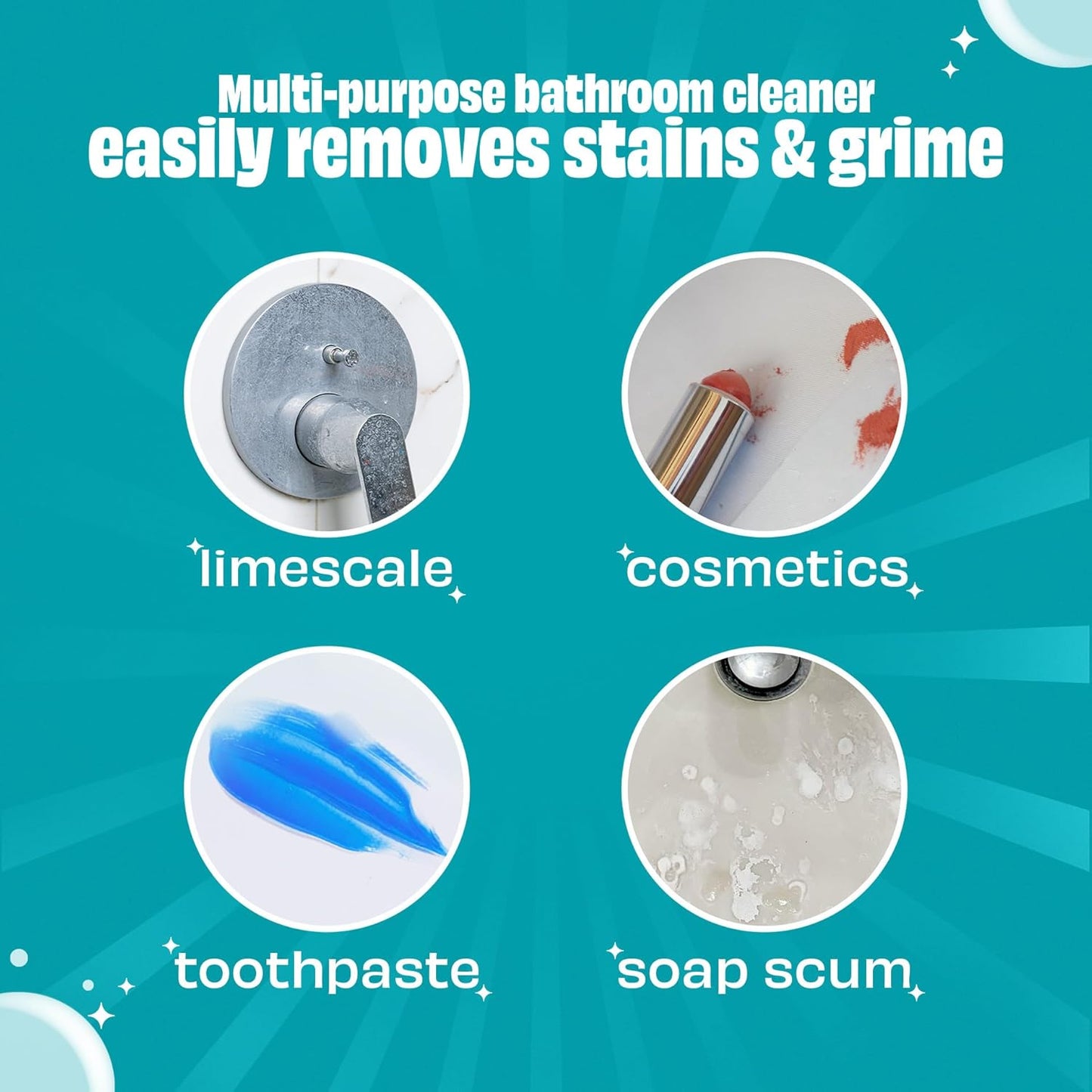 Scrubbing Bubbles Bathroom Cleaner - Bleach-Free Foaming Formula for Fast Limescale Removal | 32oz Spray