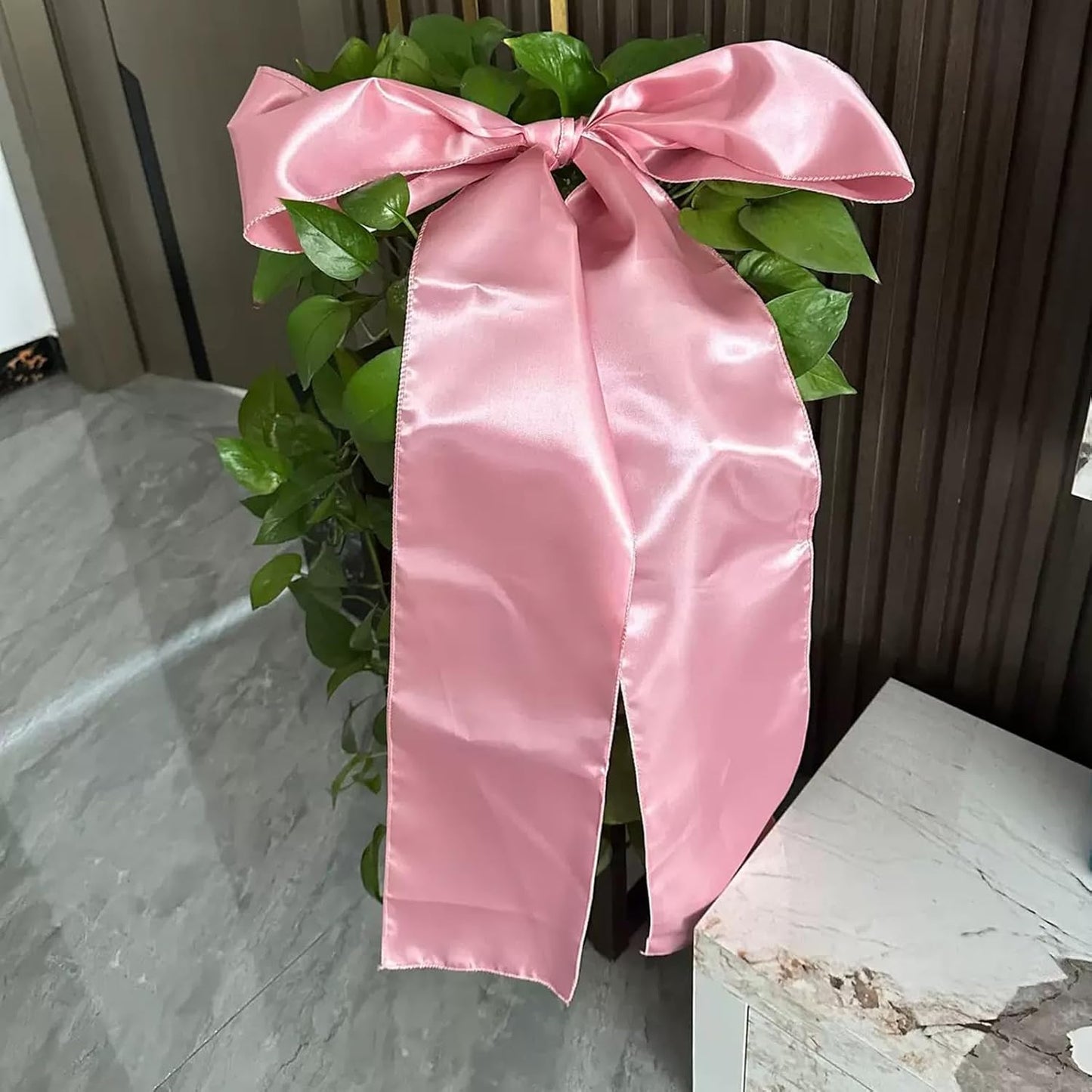 Large Bow Party Decor - 18 x 33 Inches Pink Coquette Bows for Birthday, Bridal & Baby Showers