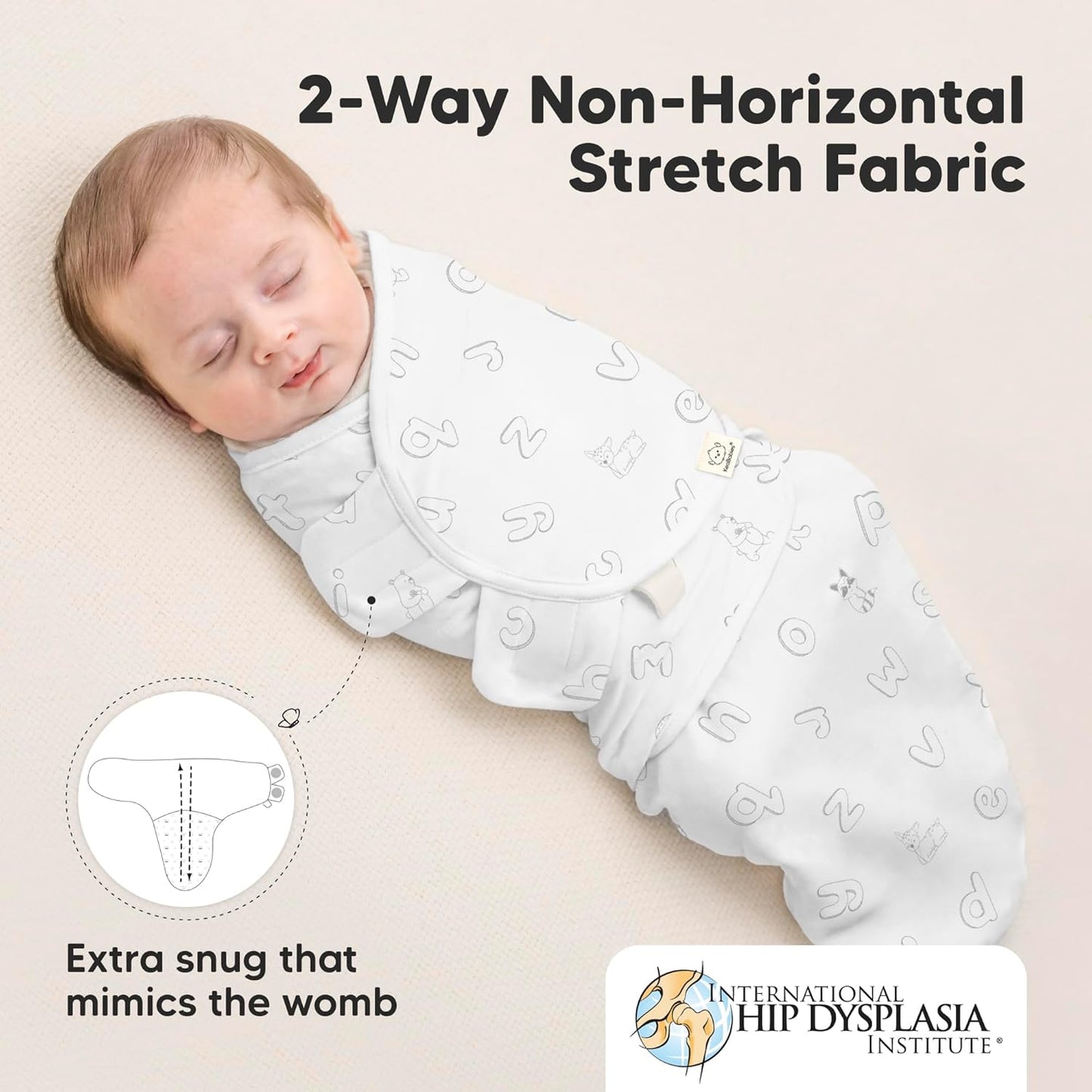 Skiennix Organic Baby Swaddle Sleep Sacks - Soft & Snug for Newborns 0-3 Months | ABC Land Cloud Design