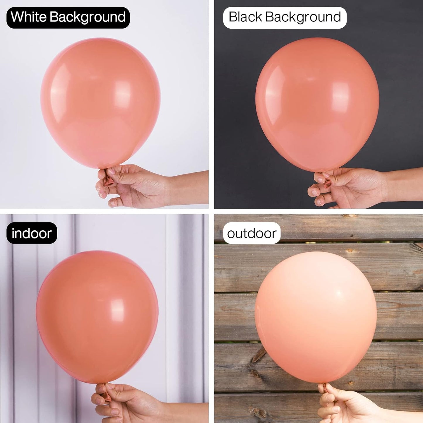 PartyWoo Dusty Pink Balloons - 50 Pcs 12 Inch Blush Rose Latex Helium Balloons for Baby Shower & Birthday Decor