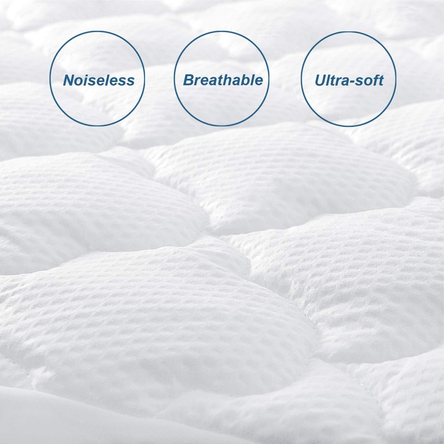 Skiennix Twin Mattress Pad Cover - Super Soft Quilted Fitted Protector for Kids | Breathable & Noiseless