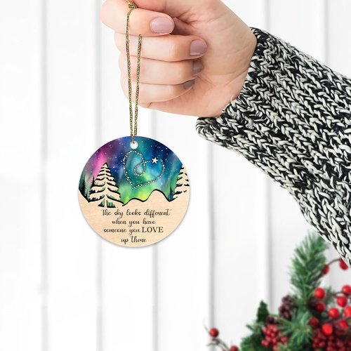 Hyturle Memorial Christmas Ornaments - Suncatcher Tribute for Loved Ones | Sympathy Gifts for Parents