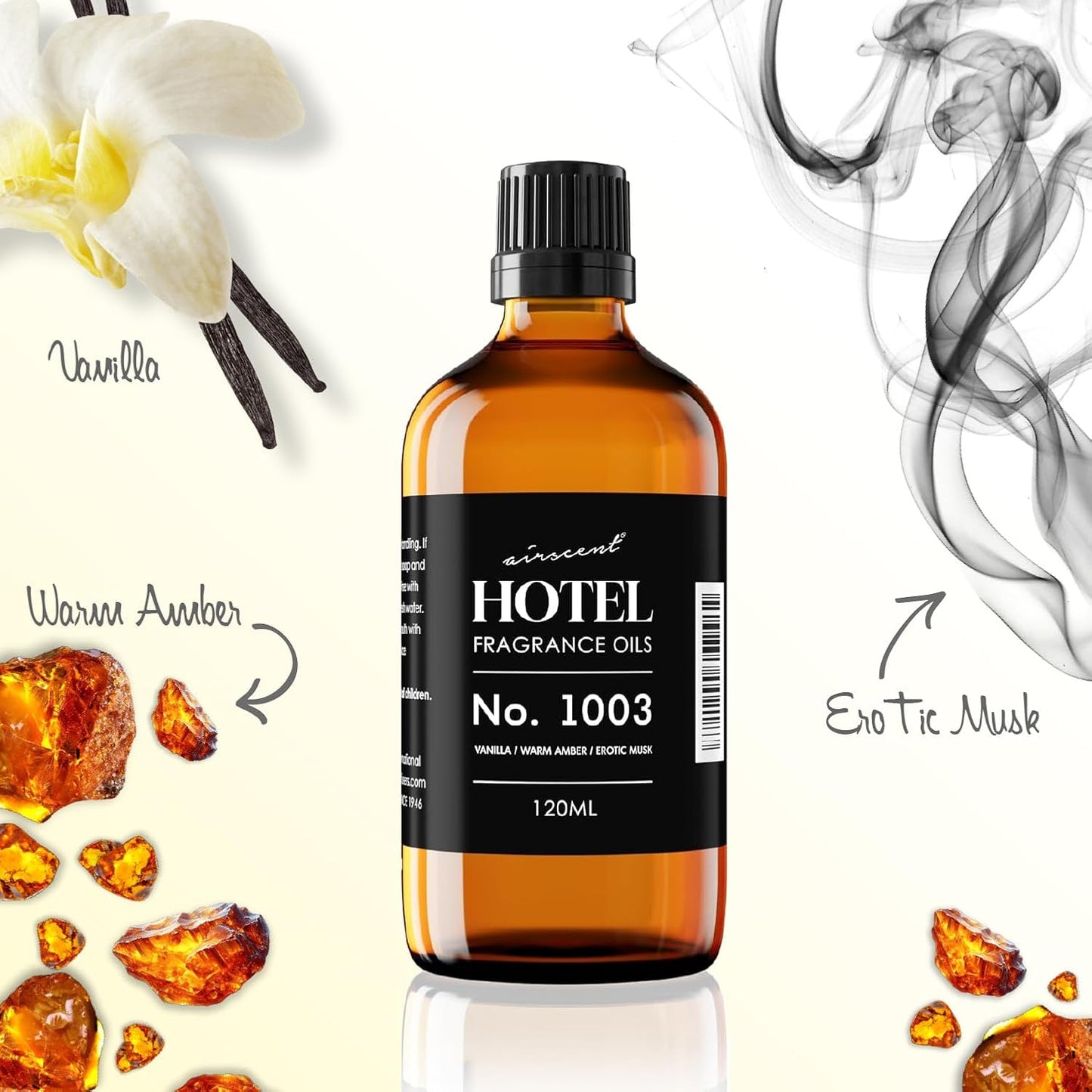 AirScent Hotel Diffuser Oil No. 1003 - Premium Asian Garden Inspired Fragrance Oil | 10 mL Glass Bottle