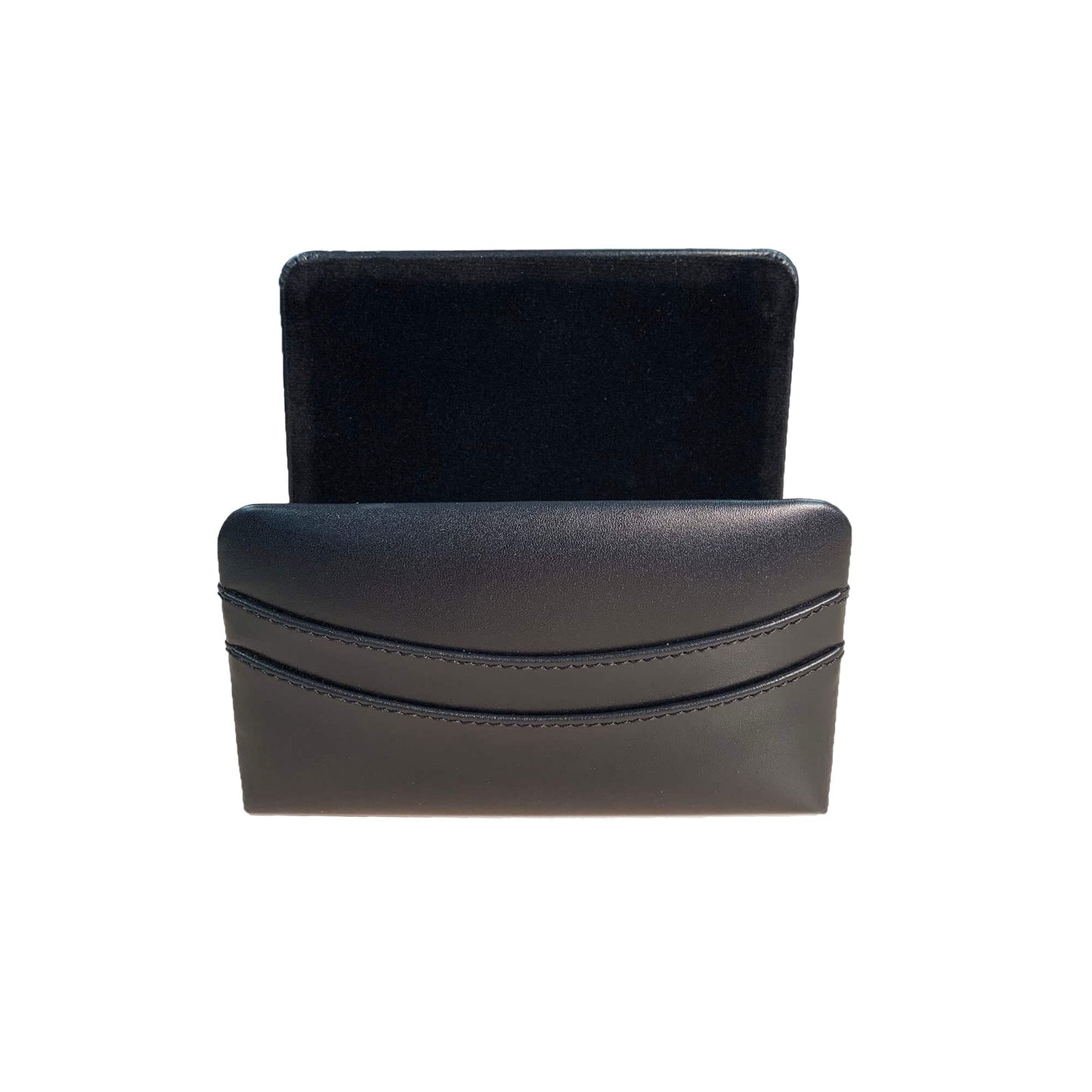 Dacasso Black Leather Letter Holder