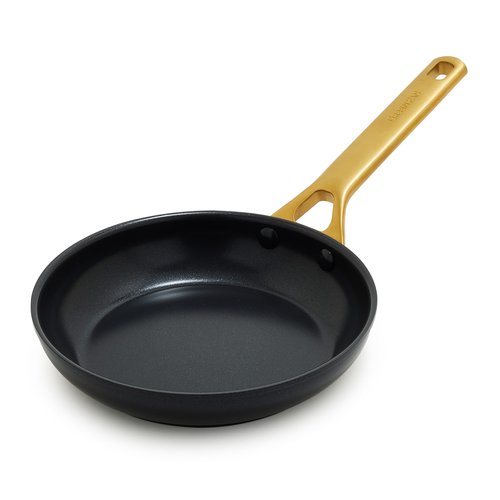 GreenPan Nonstick Reserve Pro 8" Frying Pan, NSF Certified Ceramic, Hard Anodized PFAS-Free Skillet, Stainless Steel Handles, Oven & Dishwasher Safe, Black