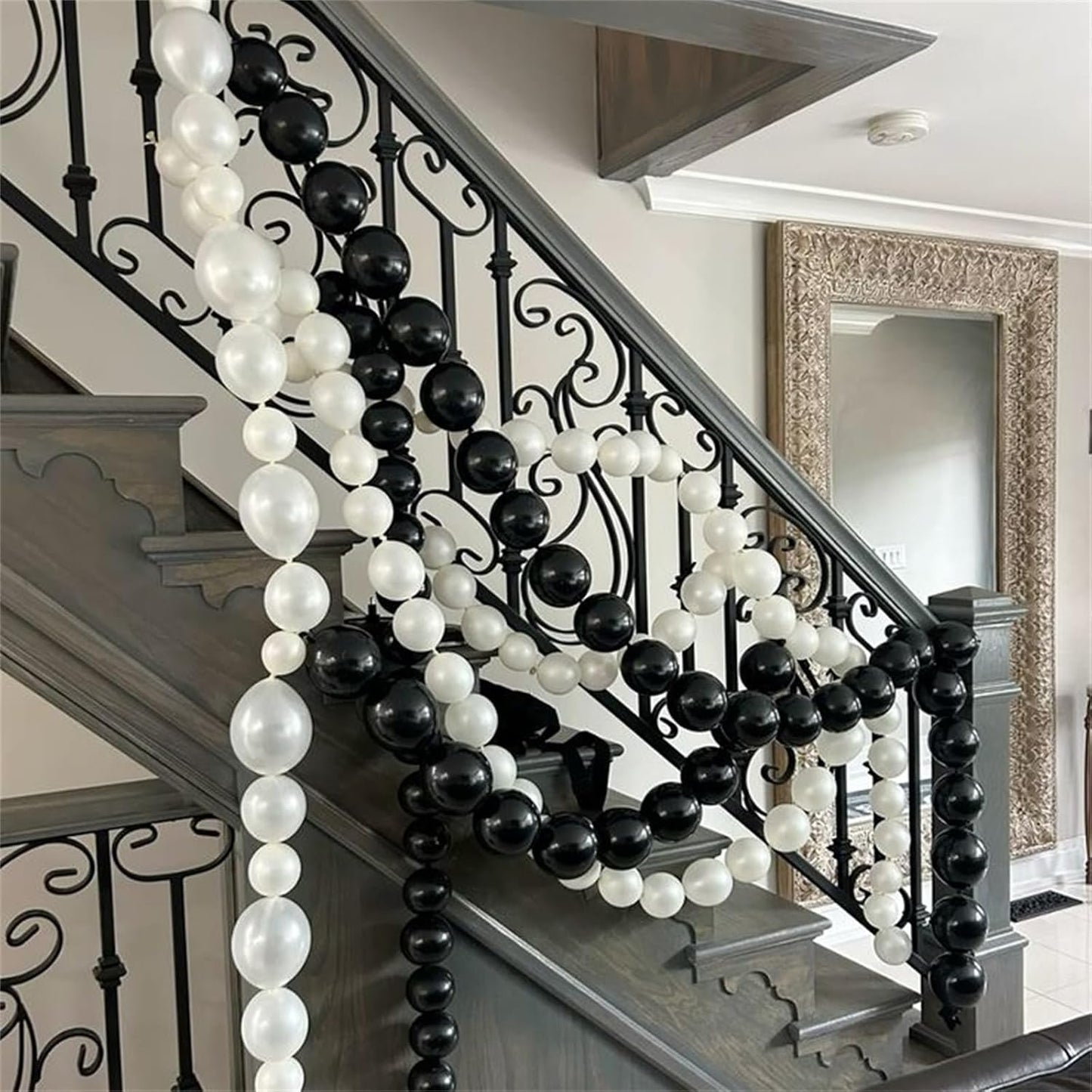 Skiennix Pearl White Linking Balloons - 100PCS 6 Inch Quick Link Balloons for Wedding & Party Decor