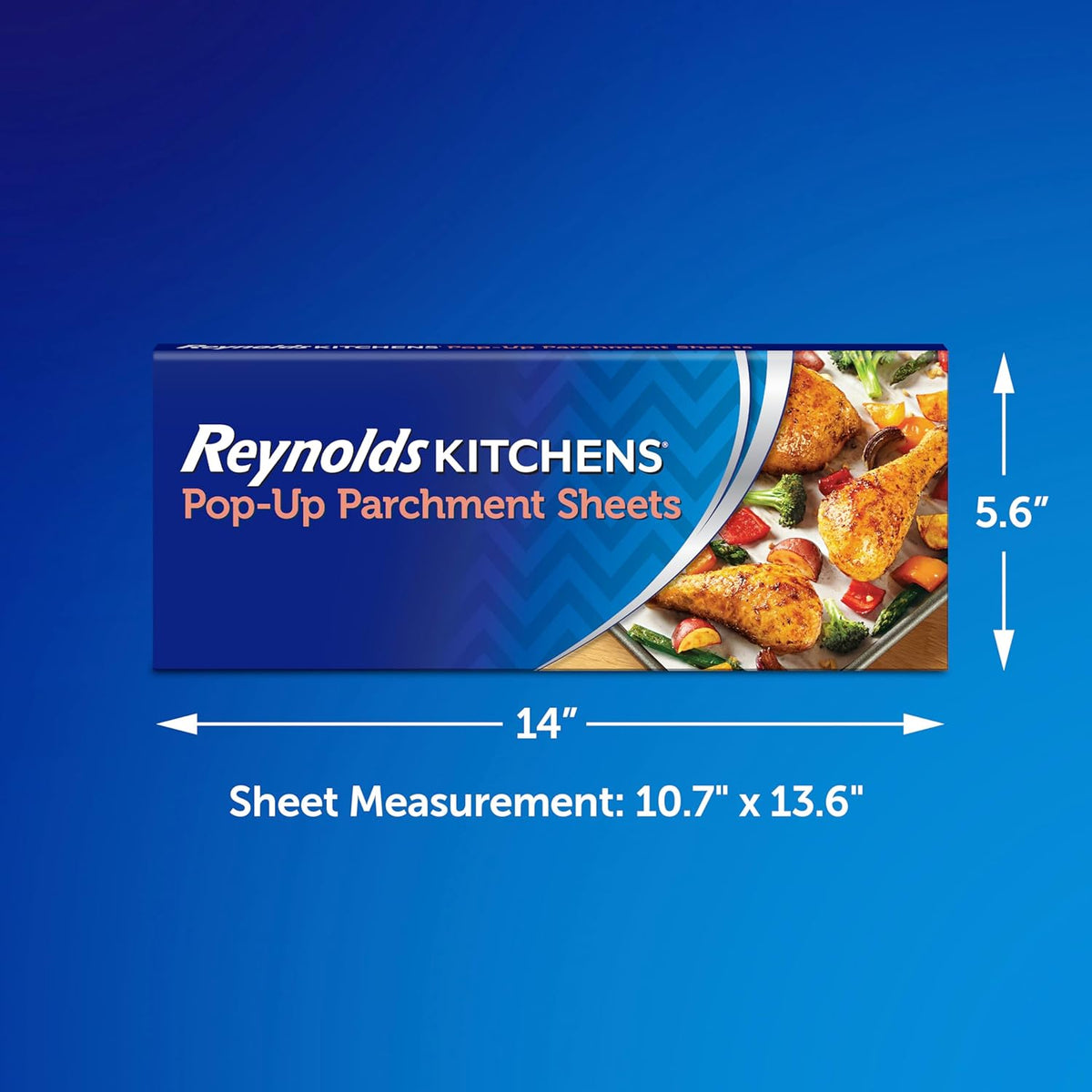 Reynolds Kitchens Parchment Paper Sheets - 120 Count, 10.7x13.75 Inch for Easy Baking