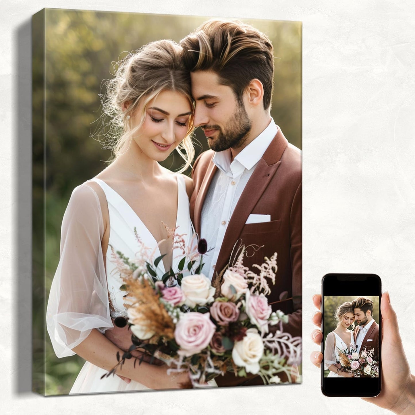 Karani Custom Canvas Prints - Personalized Wall Art for Home Decor | Unique Gifts for Weddings & Birthdays, 8x10 Size