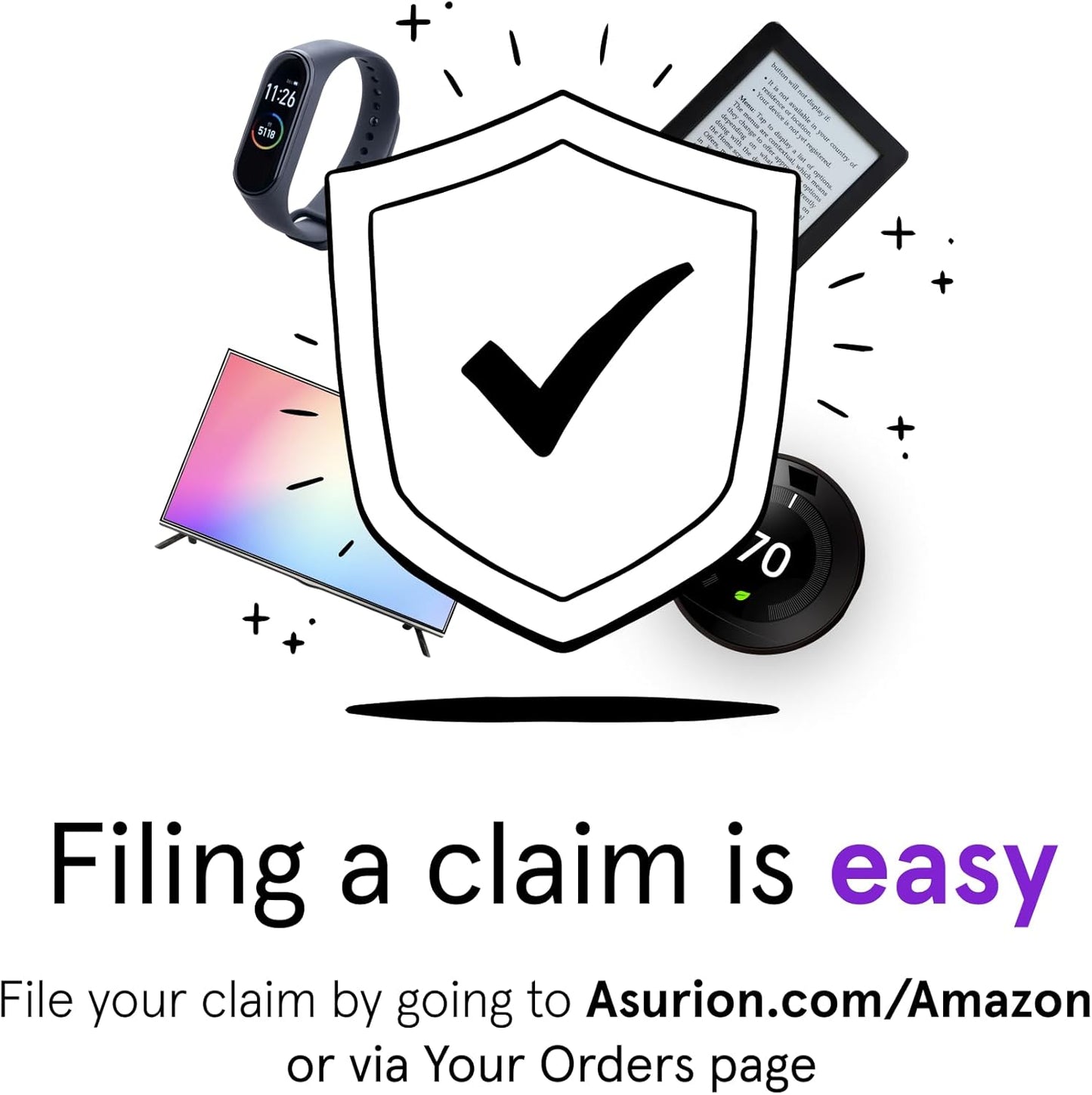 ASURION 3-Year Furniture Protection Plan - Comprehensive Coverage for $50-$59.99 Items
