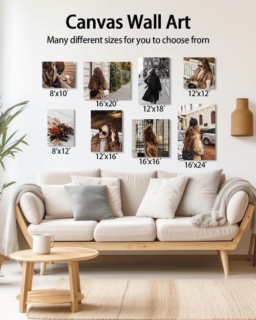 AbcCustomize Canvas Prints - Personalized Photo Art for Home Decor | Ready to Hang, Fast Shipping