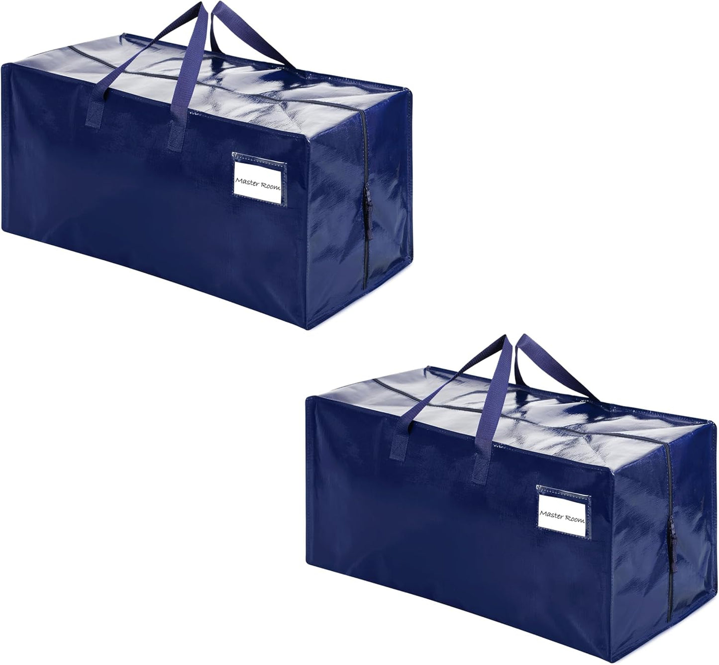 VENO Heavy Duty Moving Bags - Extra Large 2 Pack with Backpack Straps & Zippers | Ideal for College Dorms & Moving Supplies