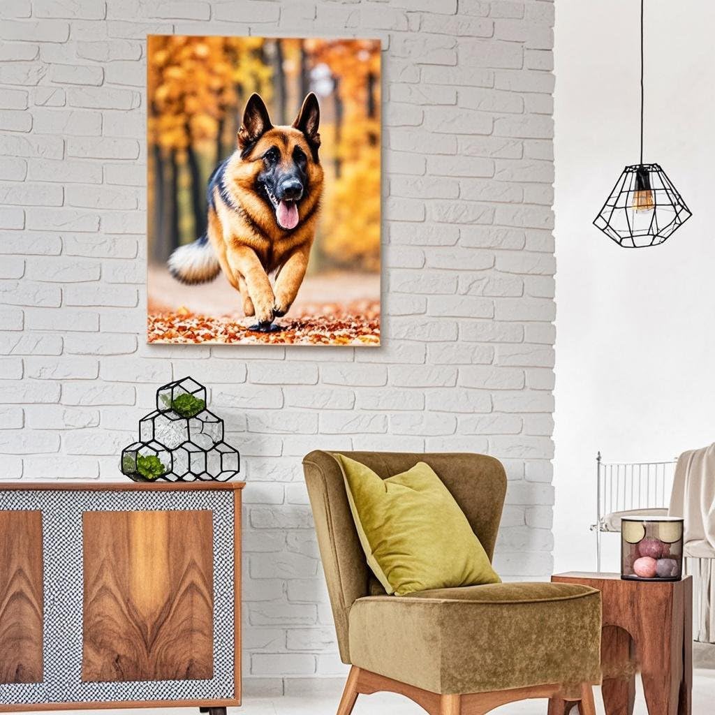Personalized Canvas Print - Custom Wall Art for Bedroom & Living Room | Family, Wedding, Pet Photos (20" W x 24" H)
