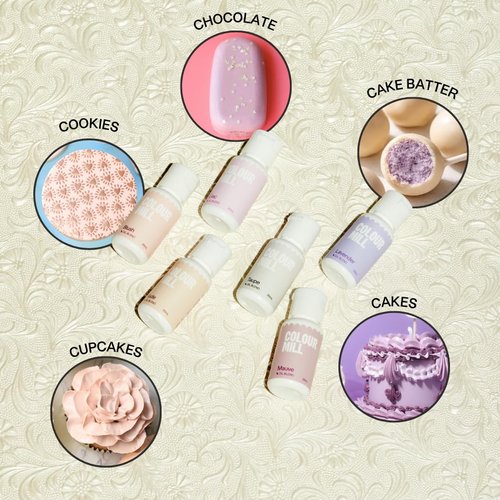 Colour Mill Oil-Based Food Coloring, 20 Milliliters Bridal Pack