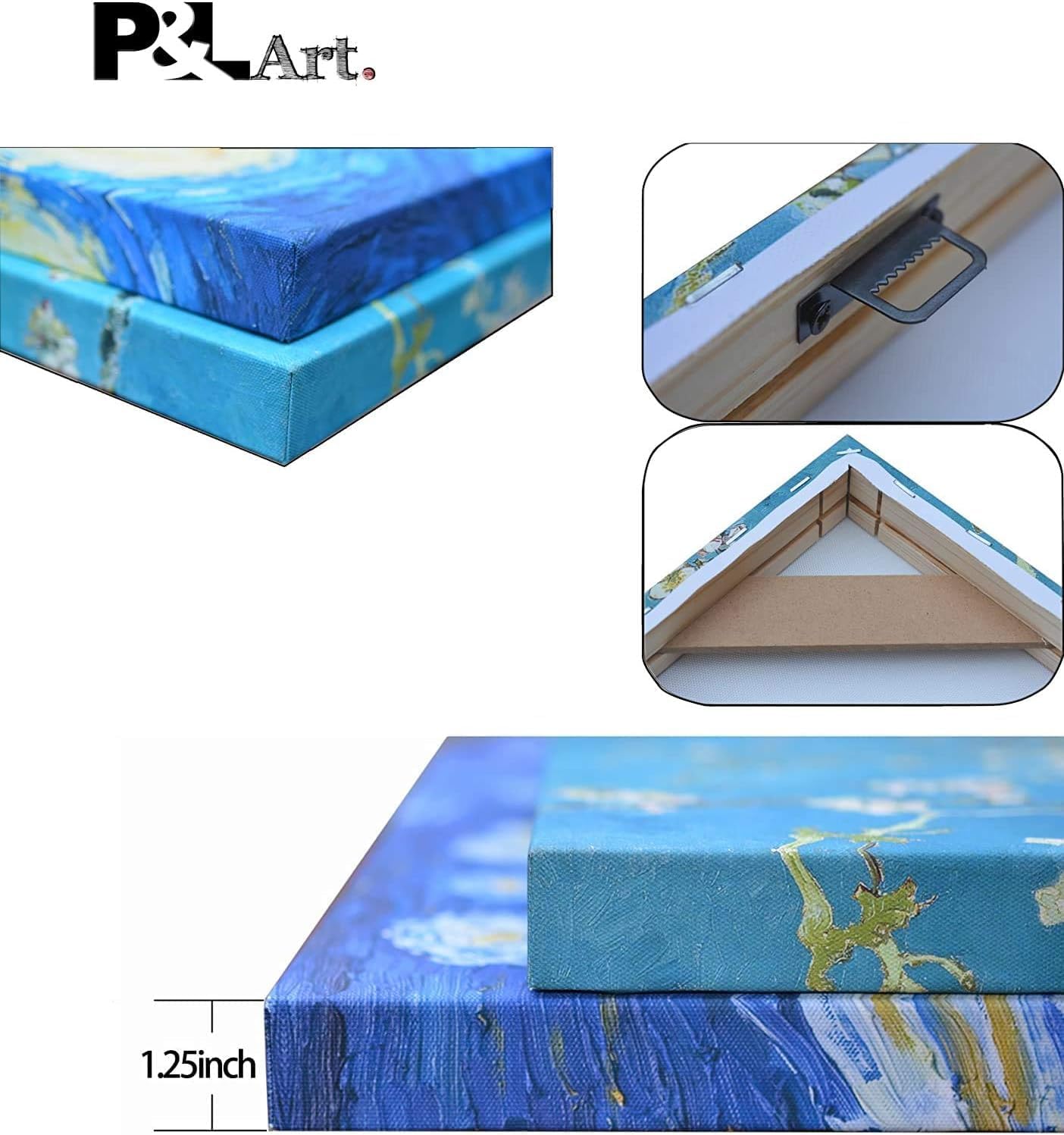 P&L ART. Personalized Custom Canvas Prints: Photo On Canvas Transform Your Photos into Stunning Framed Wall Art Digitally Printed Photo To Canvas Ideal for Home Decor Gifts Keepsakes 20X30