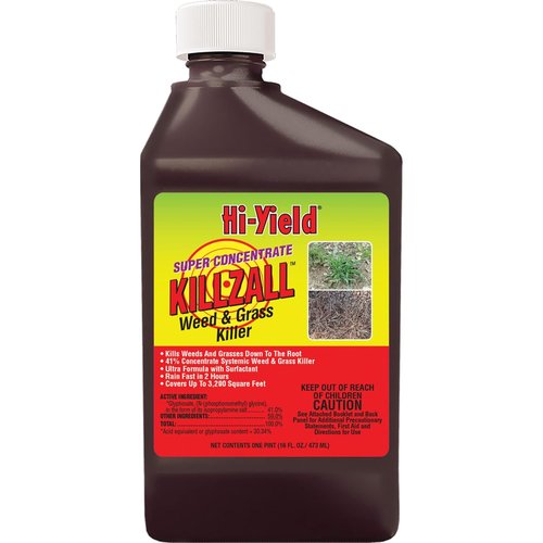 Hi-Yield Super Concentrate Killzall Weed & Grass Killer - Effective 16 oz Formula