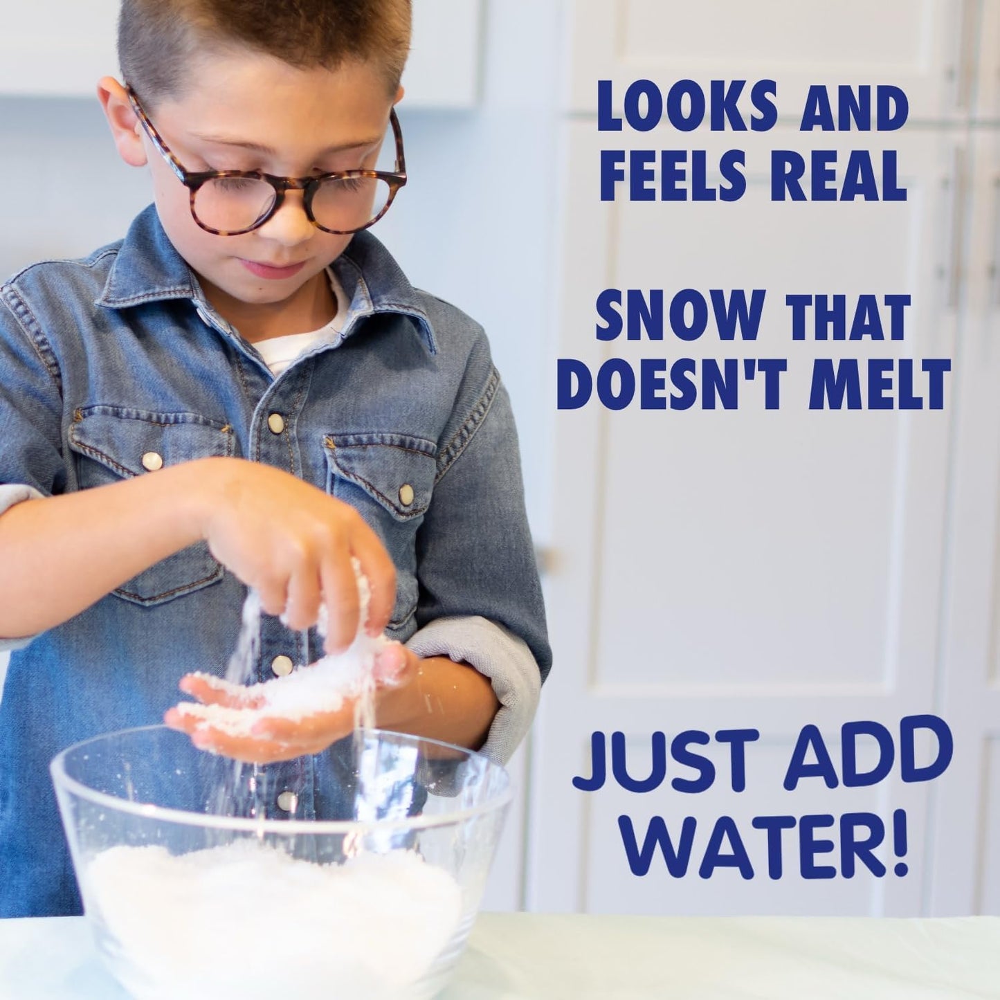 Small Instant Snow | Artificial Snow for Cloud Slime - As Seen on Shark Tank