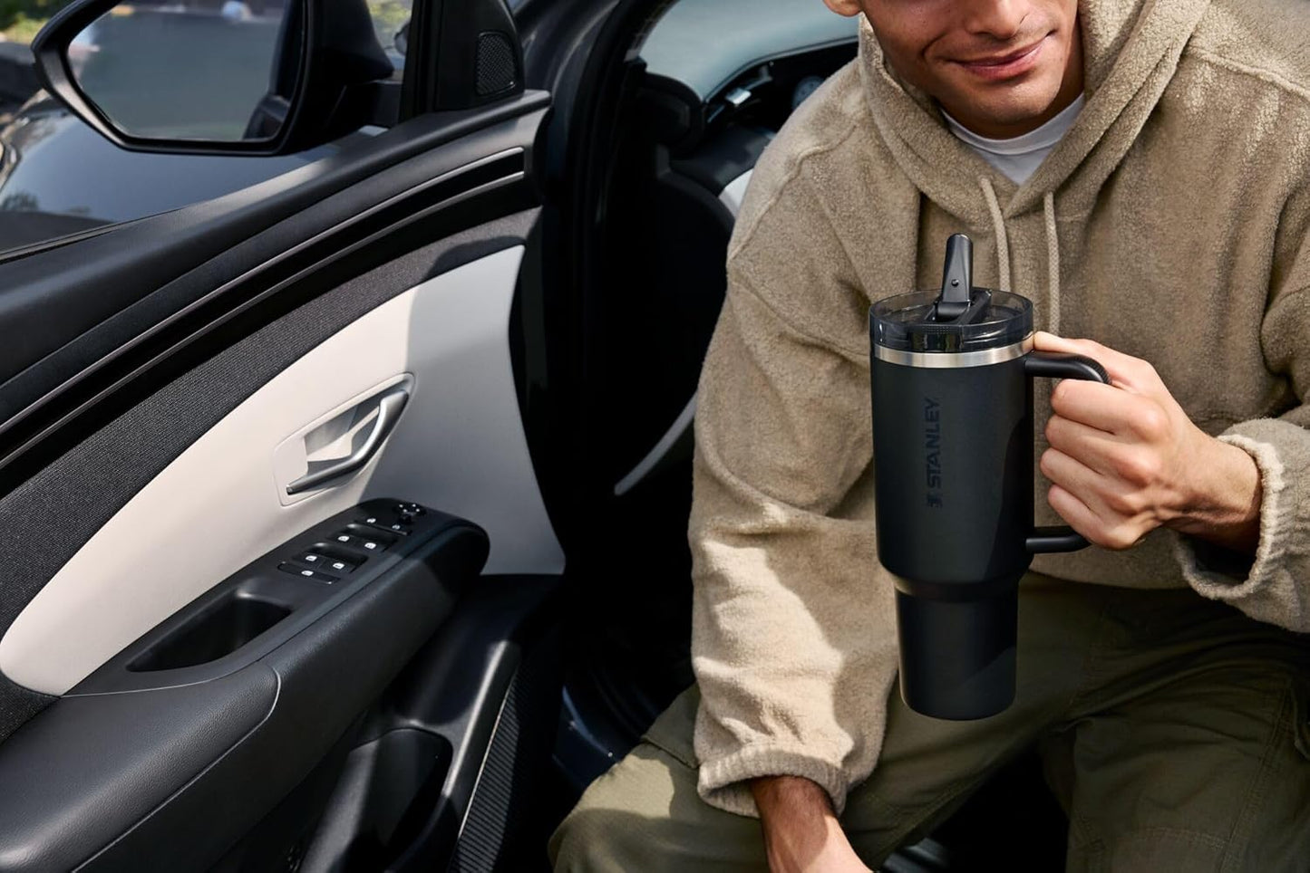 STANLEY Quencher ProTour 64 oz Tumbler - Leakproof Lid, Built-In Straw & Handle | Insulated Stainless Steel | BPA-Free | Dark Blossom
