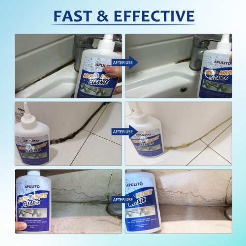 APULITO Household Cleaner Gel - Powerful Formula for Bathroom & Kitchen Surfaces | 10 Fl Oz