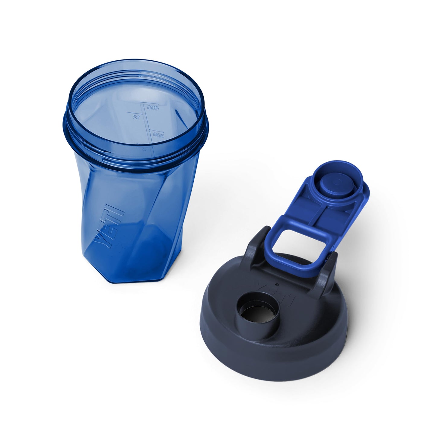 YETI Yonder Helimix Vortex Blender Shaker Bottle Holds up to 20oz | No Blending Ball or Whisk | USA Made | Portable Pre Workout Whey Protein Drink Shaker Cup | Dishwasher Safe, Royal Blue