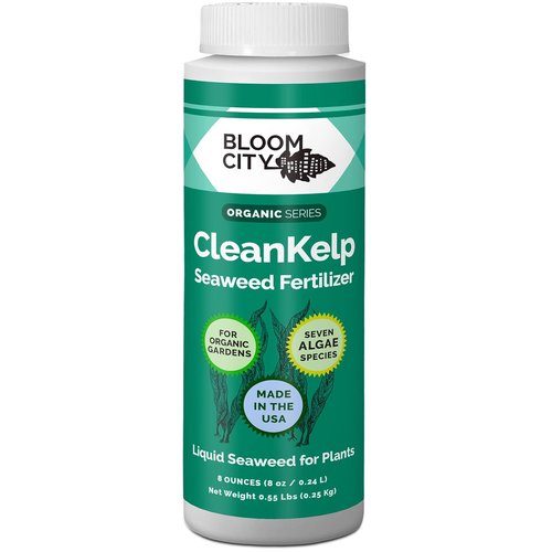 Bloom City Seaweed & Kelp Fertilizer - Liquid Supplement for Stronger Roots & Faster Growth | 8 oz
