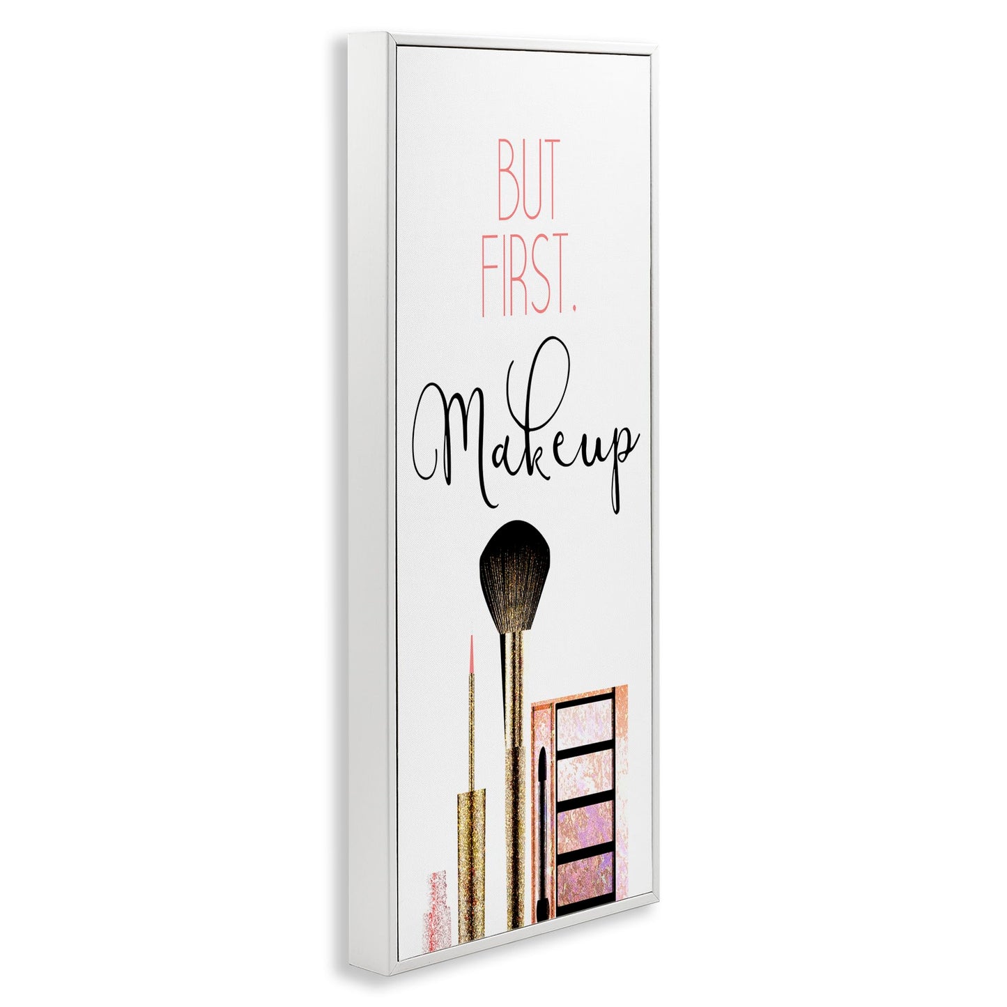 Stupell Industries 'First Makeup Modern Beauty'| Framed Giclee Art