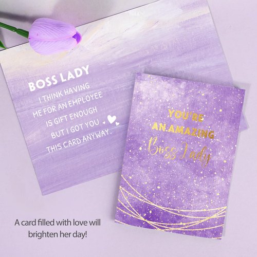 Inspirational Gifts for Women, Motivational Gift Encouragement Gifts Cheer Up Christmas Birthday Gift with Positive Affirmations Little Reminders Tote Bag for Her Sister Best Friend Coworker Purple