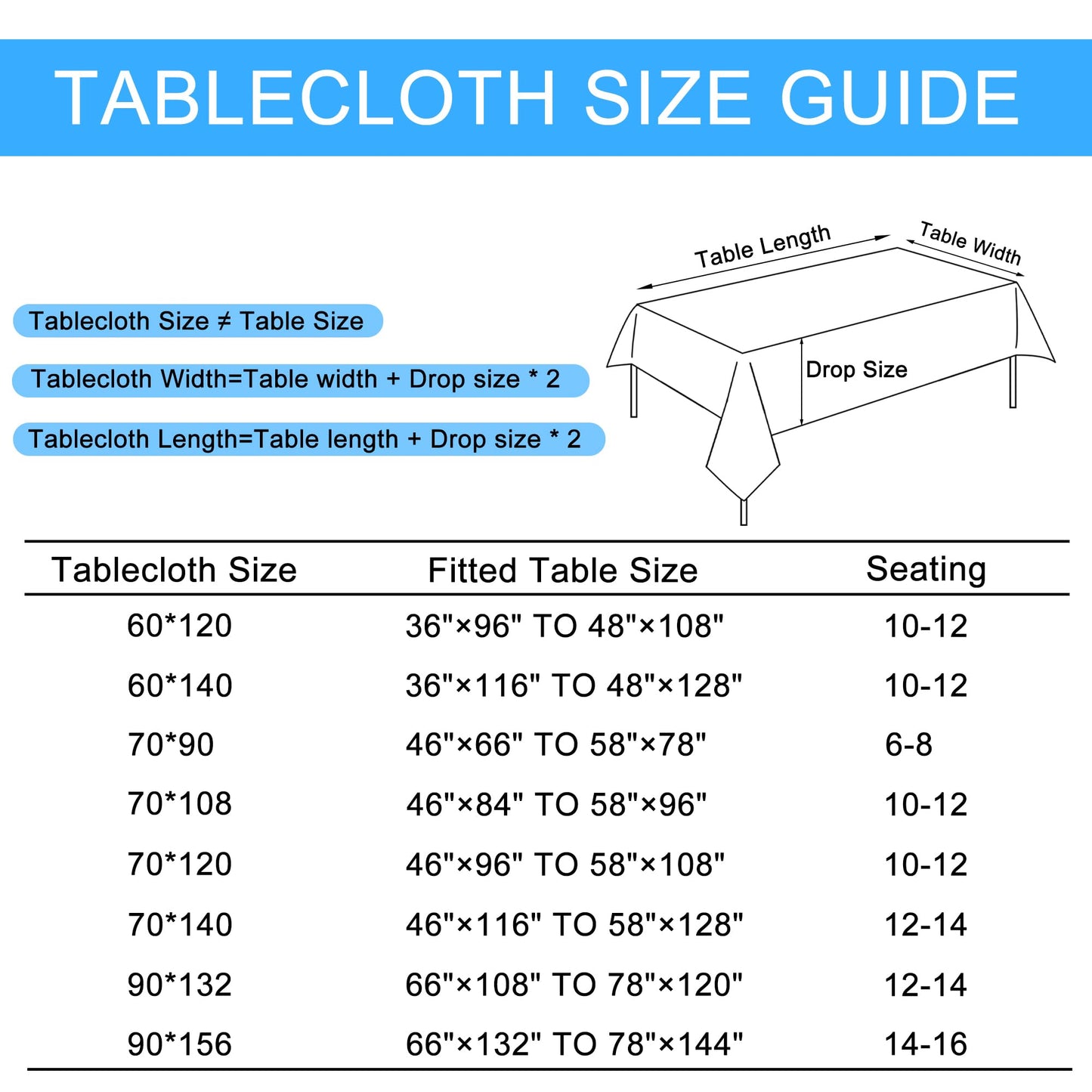 Hiasan 2 Pack Faux Linen Rectangle Tablecloth - Wrinkle and Stain Resistant Washable Table Cloth for Kitchen Dining Room Holiday Table Cover for Party Dinner, Beige, 70 x 140 Inch