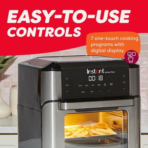 Instant Pot 10QT Air Fryer - 7-in-1 Multi-Function with EvenCrisp Technology & 100+ Recipes