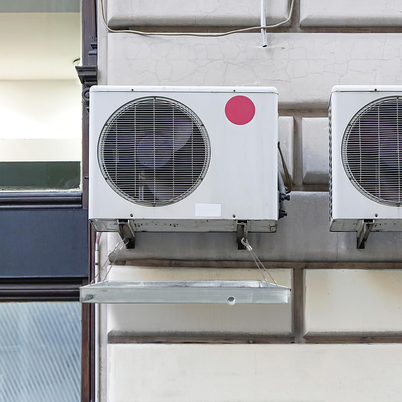 DOITOOL Air Conditioner Drip Pan, AC Drain Pan Air Conditioning Drainage Drip Tray Catch Pan Water Tray Accessories