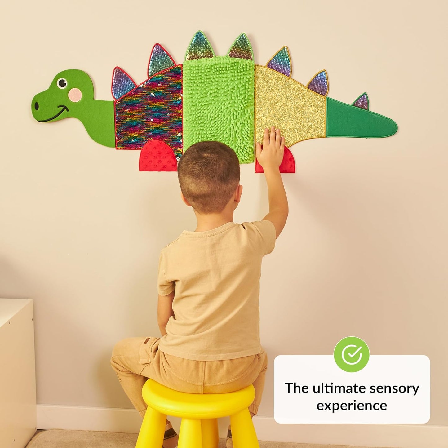 ODOXIA Sensory Wall Panel - Sequin Busy Board for Sensory Rooms | Montessori Activity Toy for Kids