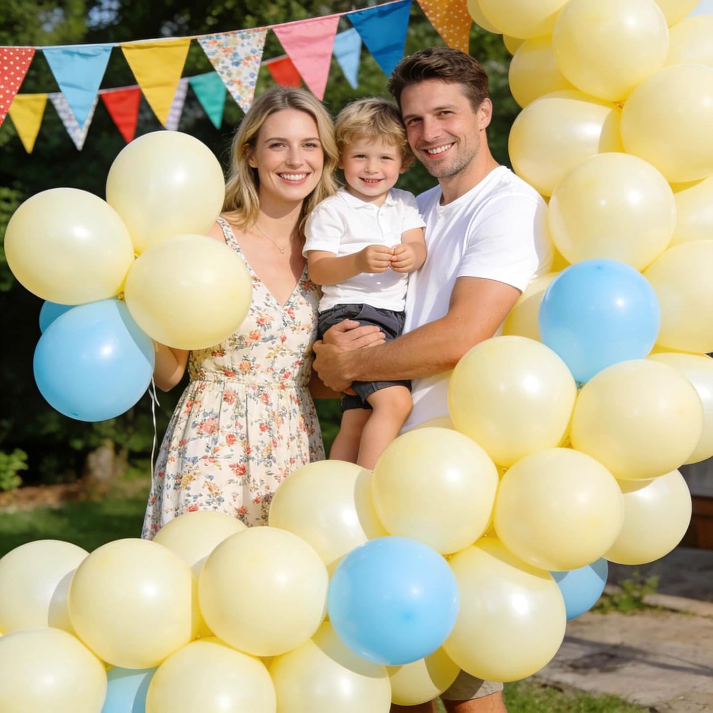 Pastel Yellow Balloons by [Brand Name] - 110pcs 12-Inch Latex Balloons for Birthday Parties & Baby Showers