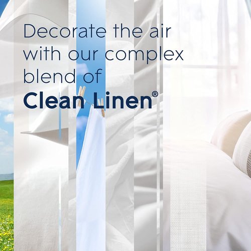 Glade PlugIns Air Freshener Starter Kit - Clean Linen Scent with 5 Refills | 3.35 Fl Oz
