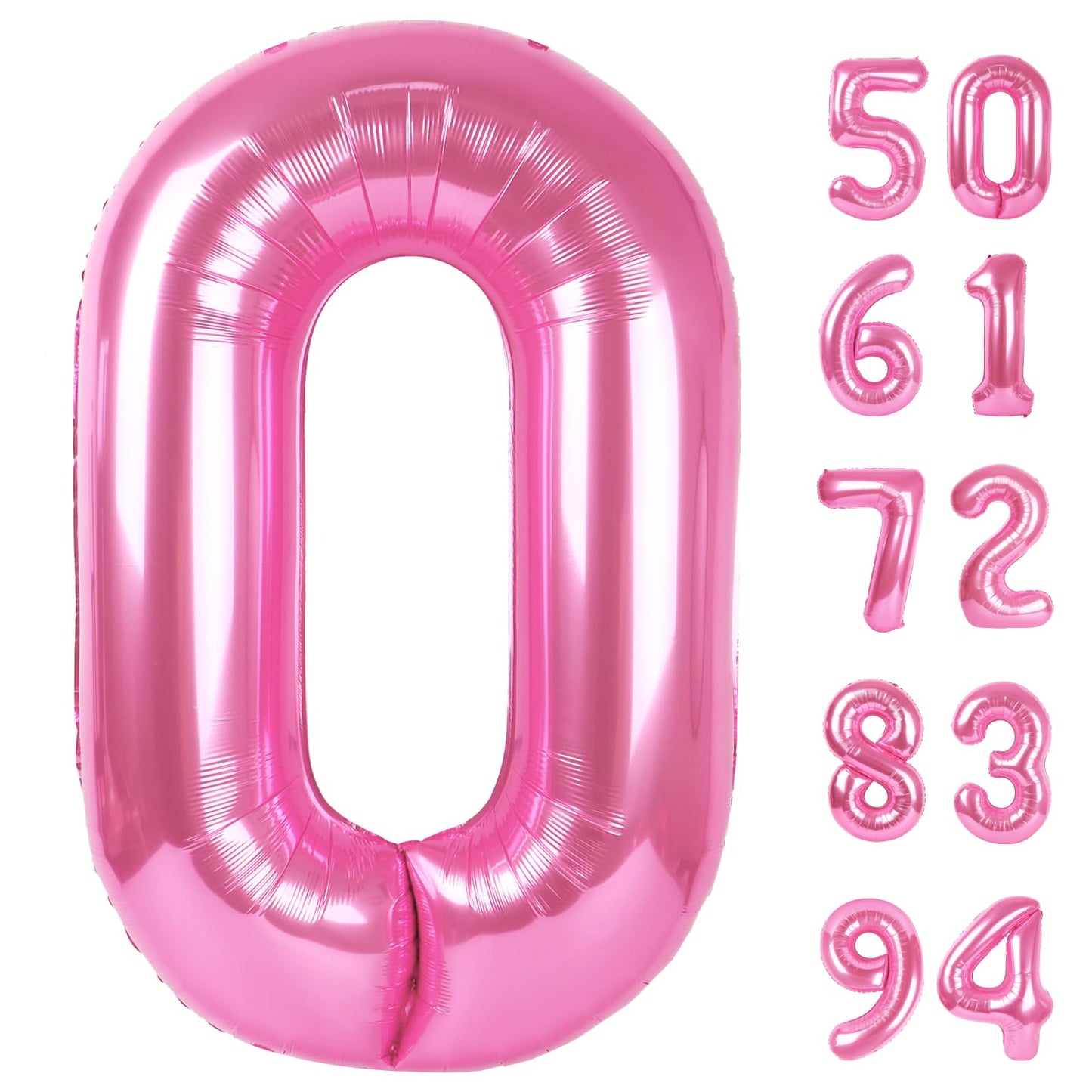 Pink Number 23 Balloons 40 inch, 23 Number Balloons, 23rd Birthday Decorations, 23 Year Old Women Pink Party Supplies